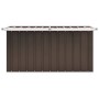 Brown garden storage box 129x67x65 cm by vidaXL, Outdoor storage boxes - Ref: Foro24-46264, Price: 101,14 €, Discount: %