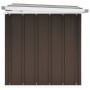 Brown garden storage box 129x67x65 cm by vidaXL, Outdoor storage boxes - Ref: Foro24-46264, Price: 101,14 €, Discount: %