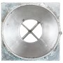 Ground spikes 2 units silver galvanized steel 8x61 cm by vidaXL, Spikes for anchoring in the ground - Ref: Foro24-145429, Pri...