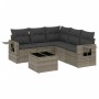 6-piece garden furniture set and gray synthetic rattan cushions by , Garden sets - Ref: Foro24-3252497, Price: 460,71 €, Disc...