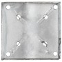 Ground spikes 6 units galvanized steel silver 14x14x91 cm by vidaXL, Spikes for anchoring in the ground - Ref: Foro24-145428,...