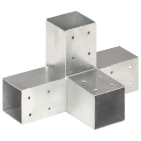 X-shaped post connector galvanized metal 71x71 mm by vidaXL, fence posts - Ref: Foro24-145459, Price: 23,63 €, Discount: %