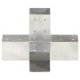 X-shaped post connector galvanized metal 71x71 mm by vidaXL, fence posts - Ref: Foro24-145459, Price: 23,63 €, Discount: %