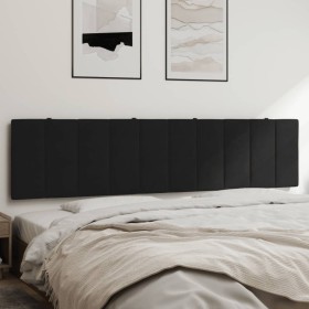 Black velvet padded headboard 200 cm by , Headboards and footboards - Ref: Foro24-374691, Price: 131,99 €, Discount: %