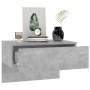 Wall-mounted bedside tables 2 units in concrete gray color by vidaXL, Nightstands - Ref: Foro24-810944, Price: 71,99 €, Disco...