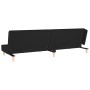 Sofá cama de 2 plazas con dos almohadas tela negro de , Sofás - Ref: Foro24-375889, Precio: 224,06 €, Descuento: %