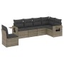 Set de muebles de jardín 6 pzas y cojines ratán sintético gris de , Conjuntos de jardín - Ref: Foro24-3252567, Precio: 456,39...