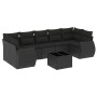 8-piece garden sofa set and black synthetic rattan cushions by , Garden sets - Ref: Foro24-3253472, Price: 534,90 €, Discount: %