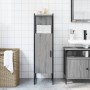 Sonoma gray engineered wood bathroom cabinet 33x33x120.5 cm by , Dressing tables - Ref: Foro24-842469, Price: 61,88 €, Discou...