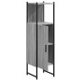 Sonoma gray engineered wood bathroom cabinet 33x33x120.5 cm by , Dressing tables - Ref: Foro24-842469, Price: 61,88 €, Discou...