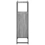 Sonoma gray engineered wood bathroom cabinet 33x33x120.5 cm by , Dressing tables - Ref: Foro24-842469, Price: 61,88 €, Discou...