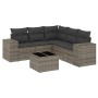 Set de muebles de jardín 6 pzas y cojines ratán sintético gris de , Conjuntos de jardín - Ref: Foro24-3254897, Precio: 458,66...