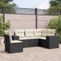 5-teiliges Gartenmöbel-Set und schwarze synthetische Rattankissen von , Gartensets - Ref: Foro24-3222565, Preis: 369,39 €, Ra...