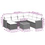 Gartensofa-Set mit beigen Kissen 8 Stück PE-Rattan von , Gartensets - Ref: Foro24-3258614, Preis: 568,29 €, Rabatt: %