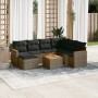 8-piece garden sofa set and gray synthetic rattan cushions by , Garden sets - Ref: Foro24-3258616, Price: 478,05 €, Discount: %