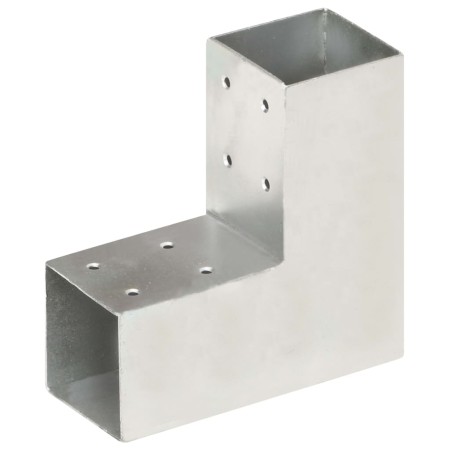 L-förmiger Pfostenverbinder aus verzinktem Metall, 71 x 71 mm von vidaXL, Zaunpfosten - Ref: Foro24-145453, Preis: 17,56 €, R...