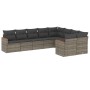 Set de muebles de jardín 9 pzas y cojines ratán sintético gris de , Conjuntos de jardín - Ref: Foro24-3258707, Precio: 587,35...