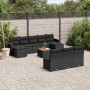 11-teiliges Gartensofa-Set und schwarze synthetische Rattankissen von , Gartensets - Ref: Foro24-3258793, Preis: 654,40 €, Ra...