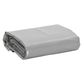 Gray tarpaulin 3x3 m 650 g/m² by , Waterproof tarpaulins - Ref: Foro24-156108, Price: 56,62 €, Discount: %