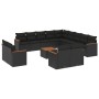 14-piece garden sofa set with black synthetic rattan cushions by , Garden sets - Ref: Foro24-3258933, Price: 955,89 €, Discou...