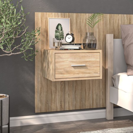 Sonoma Oak Wall Nightstand by vidaXL, Nightstands - Ref: Foro24-810977, Price: 45,79 €, Discount: %