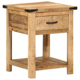 Nachttisch aus massivem Mangoholz, 40 x 40 x 50 cm von , Nachttische - Ref: Foro24-372716, Preis: 89,99 €, Rabatt: %