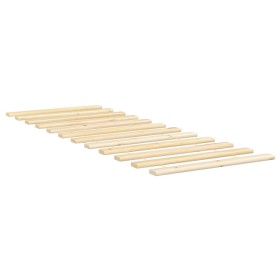 Solid pine wood bed base slats 70x200 cm by , Beds and slatted bases - Ref: Foro24-377303, Price: 31,99 €, Discount: %