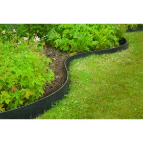 Nature Textured Garden Edging Black 0.12x24 m 5 mm by , Garden edging and edging - Ref: Foro24-447500, Price: 111,67 €, Disco...