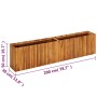 Arriate de madera maciza de acacia 200x30x50 cm de vidaXL, Maceteros y jardineras - Ref: Foro24-45926, Precio: 222,41 €, Desc...