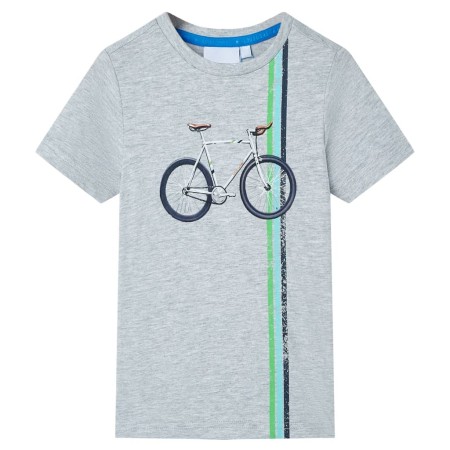 Camiseta de manga corta infantil gris 140 de , Camisetas para niños - Ref: Foro24-12153, Precio: 9,35 €, Descuento: %