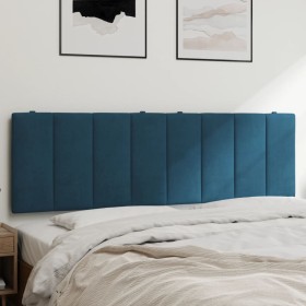 Blue velvet padded headboard 160 cm by , Headboards and footboards - Ref: Foro24-374679, Price: 107,99 €, Discount: %