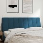 Cabecero de cama acolchado terciopelo azul 160 cm de , Cabeceros y pies de cama - Ref: Foro24-374679, Precio: 54,06 €, Descue...