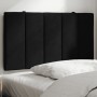 Cabecero de cama acolchado terciopelo negro 80 cm de , Cabeceros y pies de cama - Ref: Foro24-374645, Precio: 34,59 €, Descue...