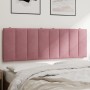 Cabecero de cama acolchado terciopelo rosa 120 cm de , Cabeceros y pies de cama - Ref: Foro24-374666, Precio: 53,99 €, Descue...