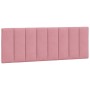 Cabecero de cama acolchado terciopelo rosa 120 cm de , Cabeceros y pies de cama - Ref: Foro24-374666, Precio: 53,99 €, Descue...