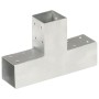 T-Pfostenverbinder 4 Stück verzinktes Metall 71x71 mm von vidaXL, Zaunpfosten - Ref: Foro24-145456, Preis: 59,41 €, Rabatt: %