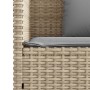 Garden bench with beige synthetic rattan cushions by , garden benches - Ref: Foro24-365765, Price: 190,44 €, Discount: %