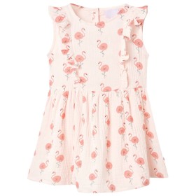 Children's dress with soft pink ruffles 140 by , Children's dresses - Ref: Foro24-11483, Price: 12,99 €, Discount: %