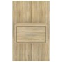 Mesita de noche de pared roble Sonoma de vidaXL, Mesitas de noche - Ref: Foro24-810977, Precio: 45,99 €, Descuento: %