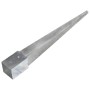 Ground spikes 6 units galvanized steel silver 10x10x91 cm by vidaXL, Spikes for anchoring in the ground - Ref: Foro24-145423,...