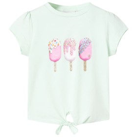 Camiseta infantil verde menta claro 140 de , Camisetas para niños - Ref: Foro24-10708, Precio: 9,99 €, Descuento: %