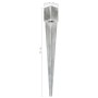 Ground spikes 6 units galvanized steel silver 10x10x91 cm by vidaXL, Spikes for anchoring in the ground - Ref: Foro24-145423,...