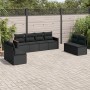 8-teiliges Gartensofa-Set und schwarze synthetische Rattankissen von , Gartensets - Ref: Foro24-3258289, Preis: 505,45 €, Rab...