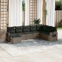 8-piece garden sofa set and gray synthetic rattan cushions by , Garden sets - Ref: Foro24-3252897, Price: 544,12 €, Discount: %