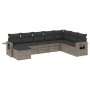 Set de sofás de jardín 8 pzas y cojines ratán sintético gris de , Conjuntos de jardín - Ref: Foro24-3252897, Precio: 542,94 €...