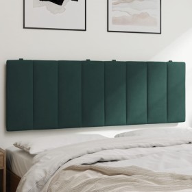 Cabecero de cama acolchado terciopelo verde oscuro 120 cm de , Cabeceros y pies de cama - Ref: Foro24-374664, Precio: 55,99 €...