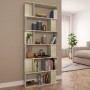 Oak-colored plywood shelf/divider 80x24x192cm by vidaXL, Bookcases and shelves - Ref: Foro24-800093, Price: 107,40 €, Discoun...