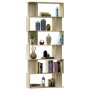 Oak-colored plywood shelf/divider 80x24x192cm by vidaXL, Bookcases and shelves - Ref: Foro24-800093, Price: 107,40 €, Discoun...