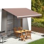 Spare fabric for brown awning 4.5x3 m by , Awnings - Ref: Foro24-311979, Price: 62,12 €, Discount: %