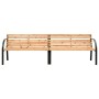 Double garden bench solid fir wood 225 cm by , garden benches - Ref: Foro24-319575, Price: 147,90 €, Discount: %